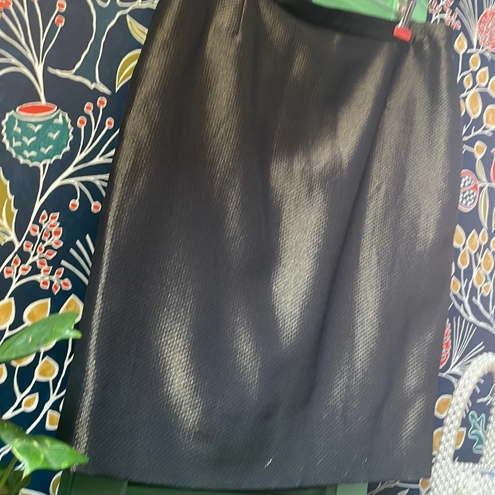 ESCADA Margaretha Ley Metallic Pencil Skirt Made in Germany